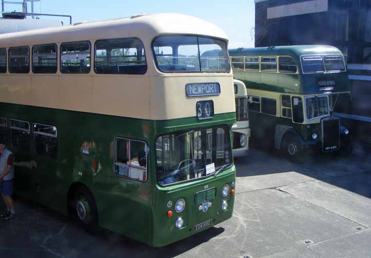 Newport Leyland Atlantean Alexander 68 & Caerphilly Leyland Titan Massey 32